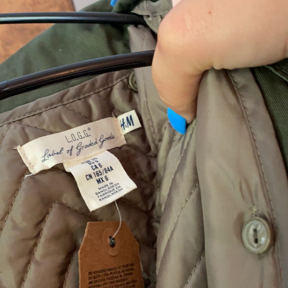 Long Green Jacket - Picture 2 of 3